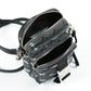 JACQUARD POCKET SHOULDER BAG BLACK【B224N8500802】