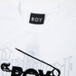 BOY SAFETY PIN TEE WHITE【B223M0170501】