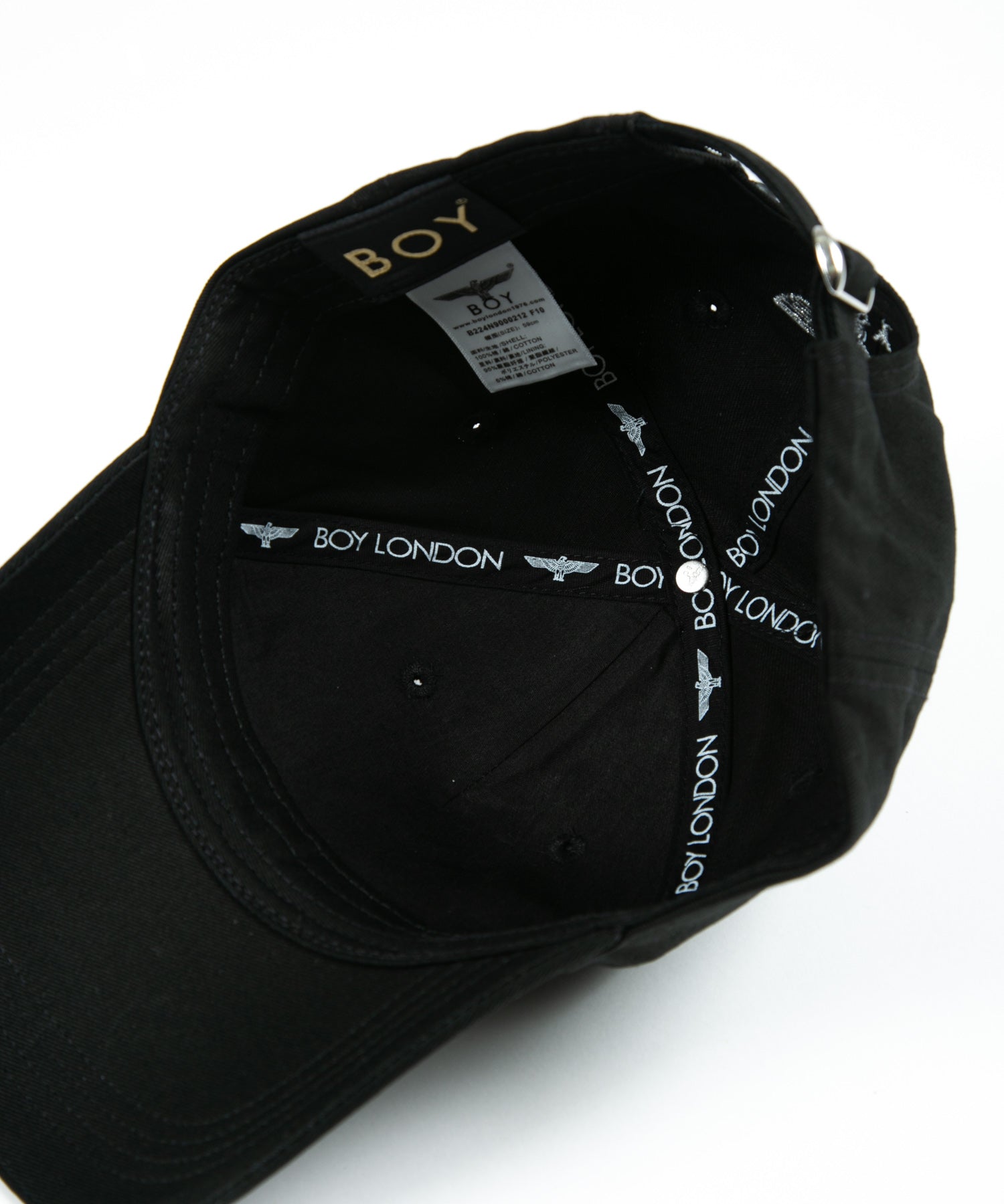 BOY RHINESTONE CAP BLACK【B224N9000212】 – BOY LONDON