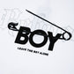 BOY SAFETY PIN TEE WHITE【B223M0170501】