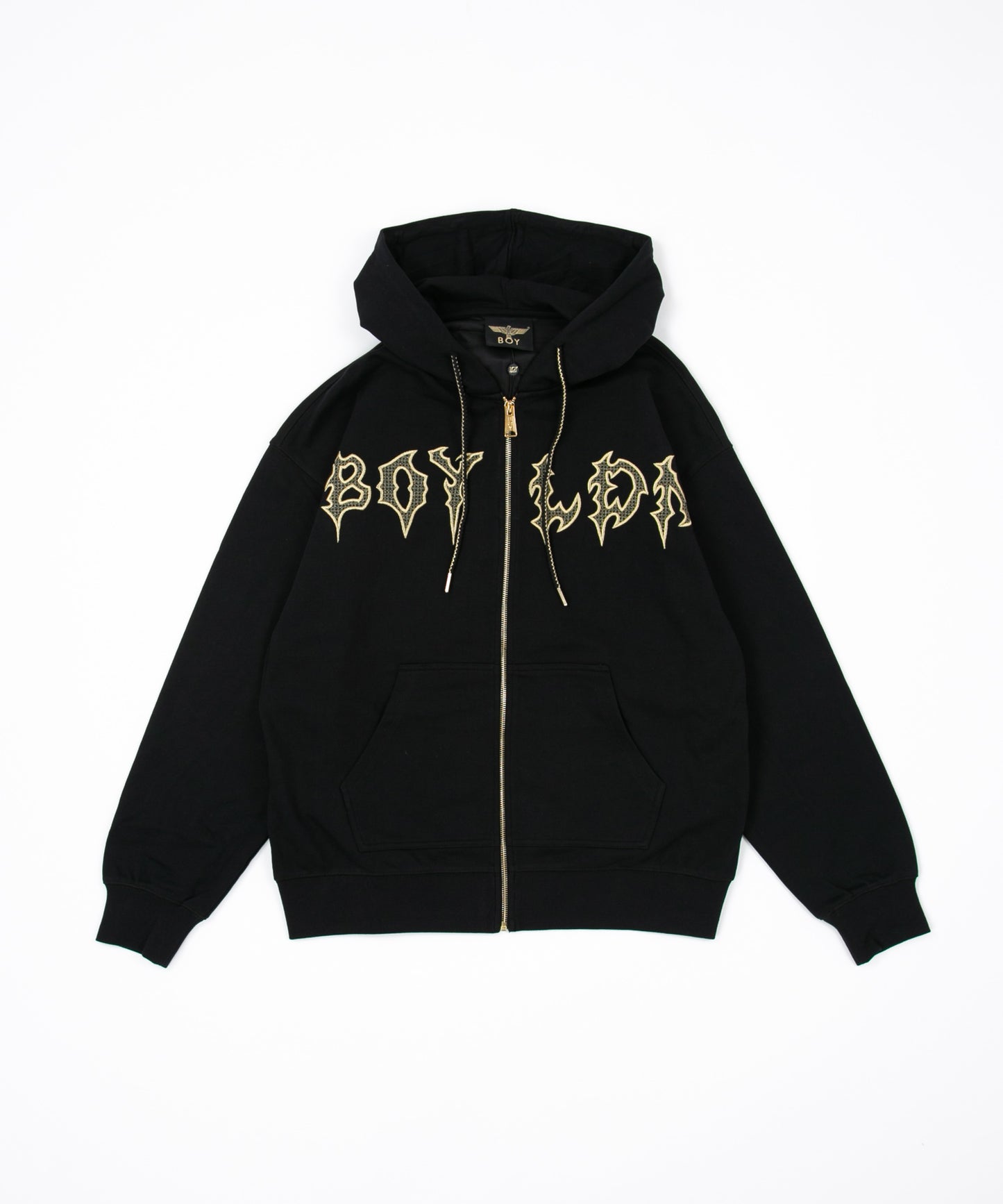 SHINING EAGLE ZIP PARKA BLACK【B223N0600302】