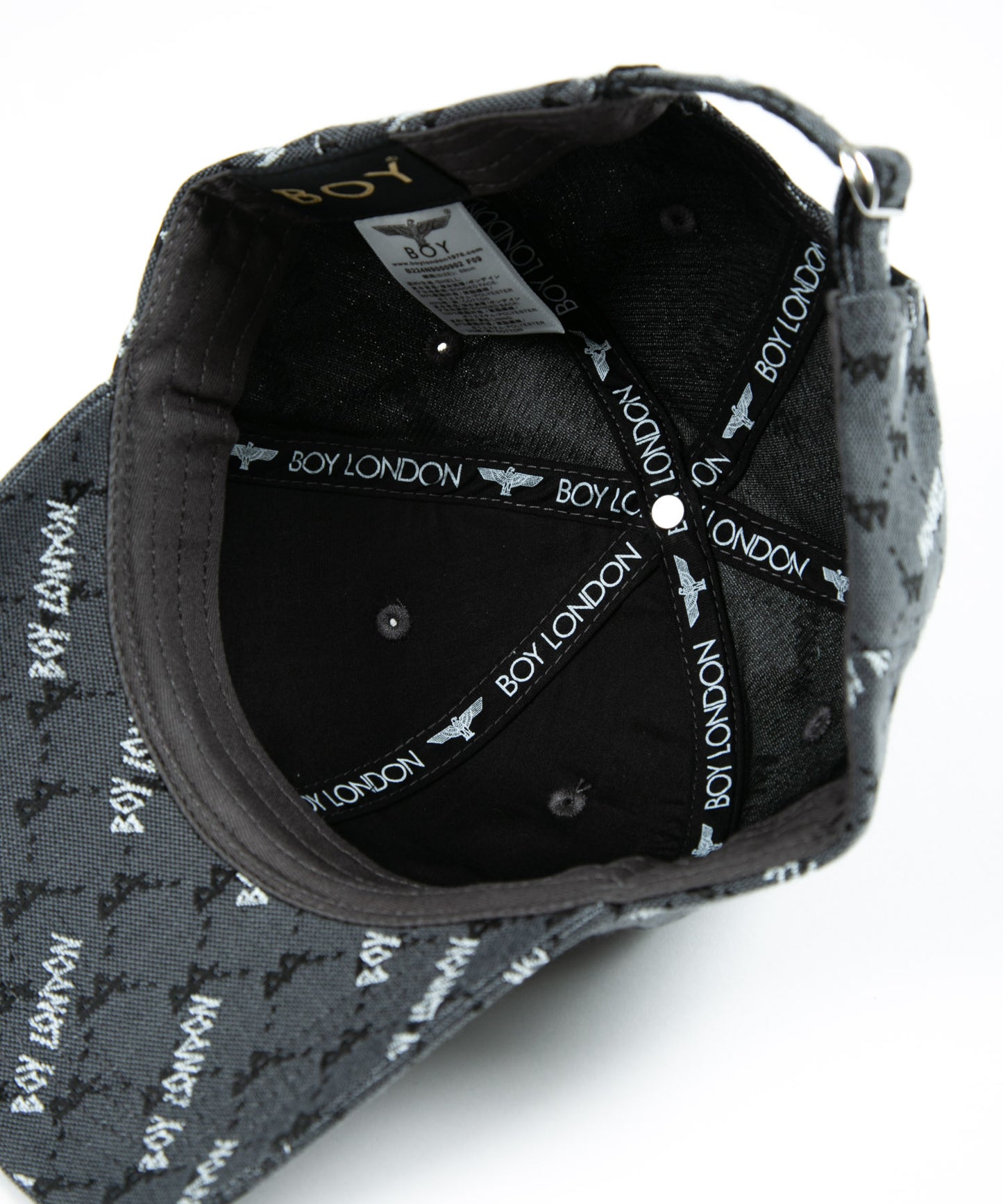 EAGLE JACQUARD CAP BLACK【B224N9000902】