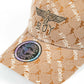 EAGLE JACQUARD CAP BROWN【B224N9000908】