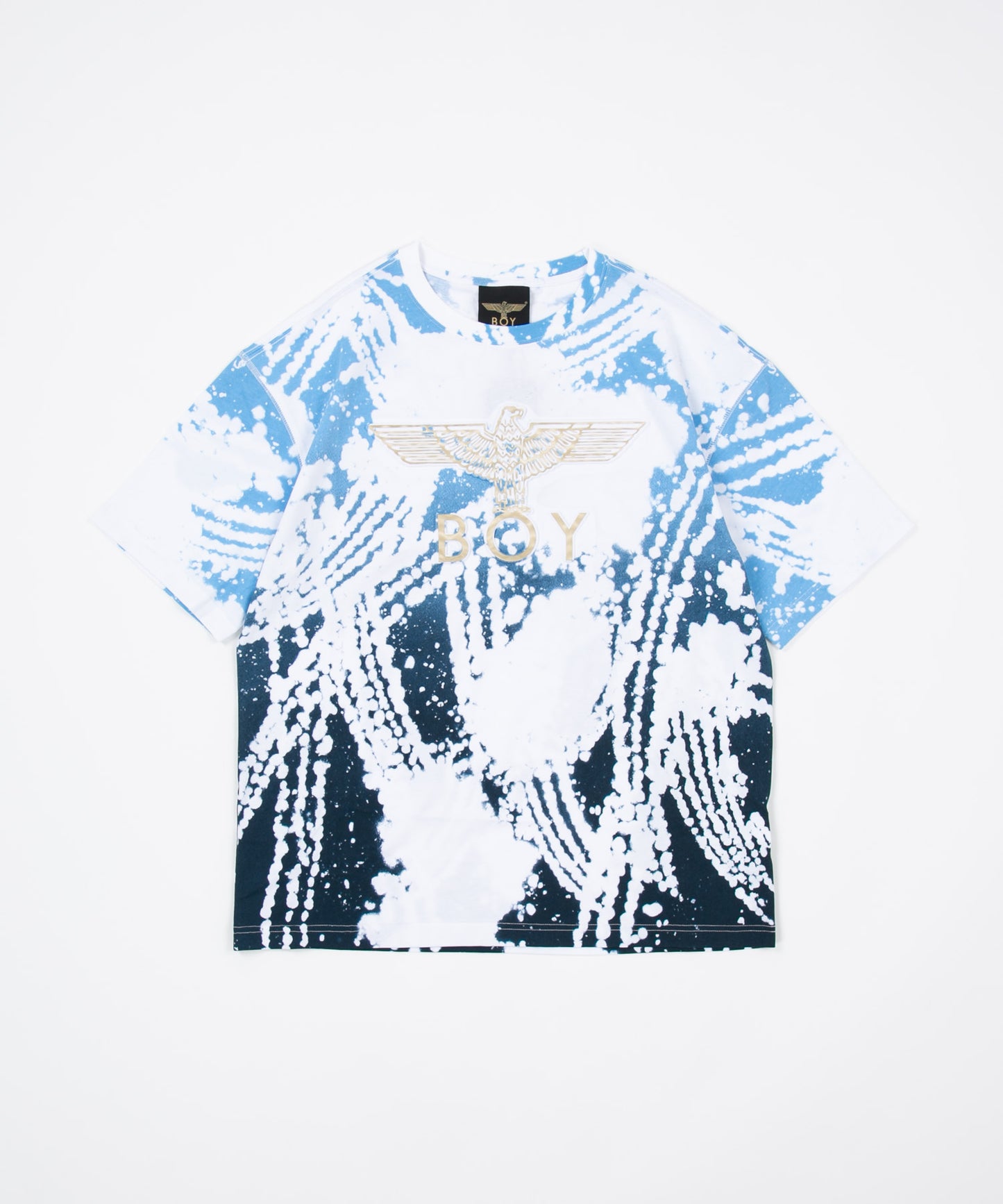 TIE DYE 3D PRINT TEE WHITE【B223N0101801】