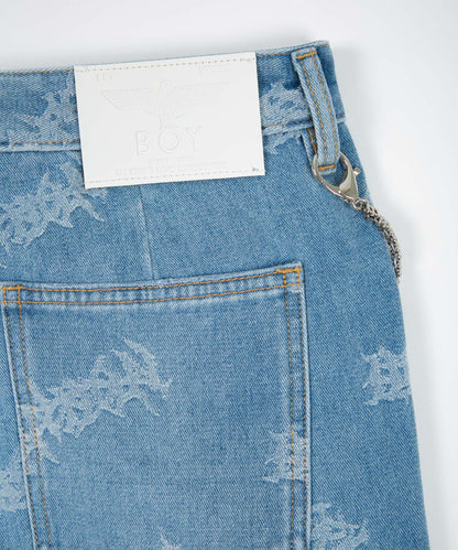 VINTAGE BOY DENIM PANTS BLUE【B224M5500206】
