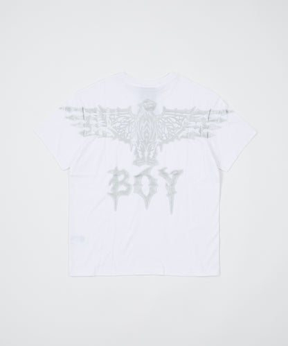 SLASH EAGLE TEE WHITE【B223N0100101】