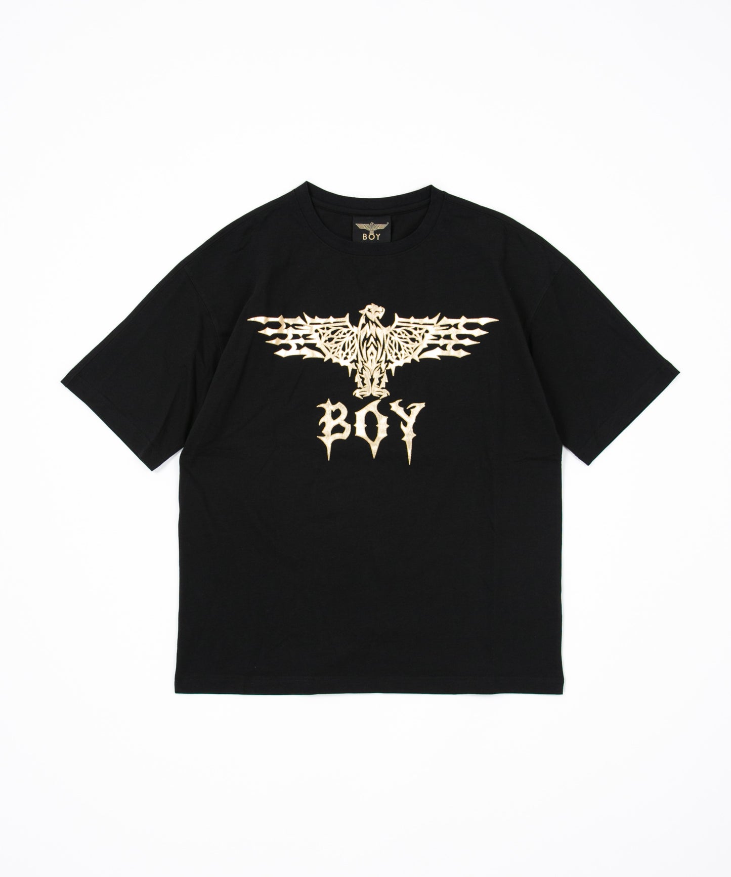 GLITTER EAGLE WIDE TEE BLACK【B223N0101102】