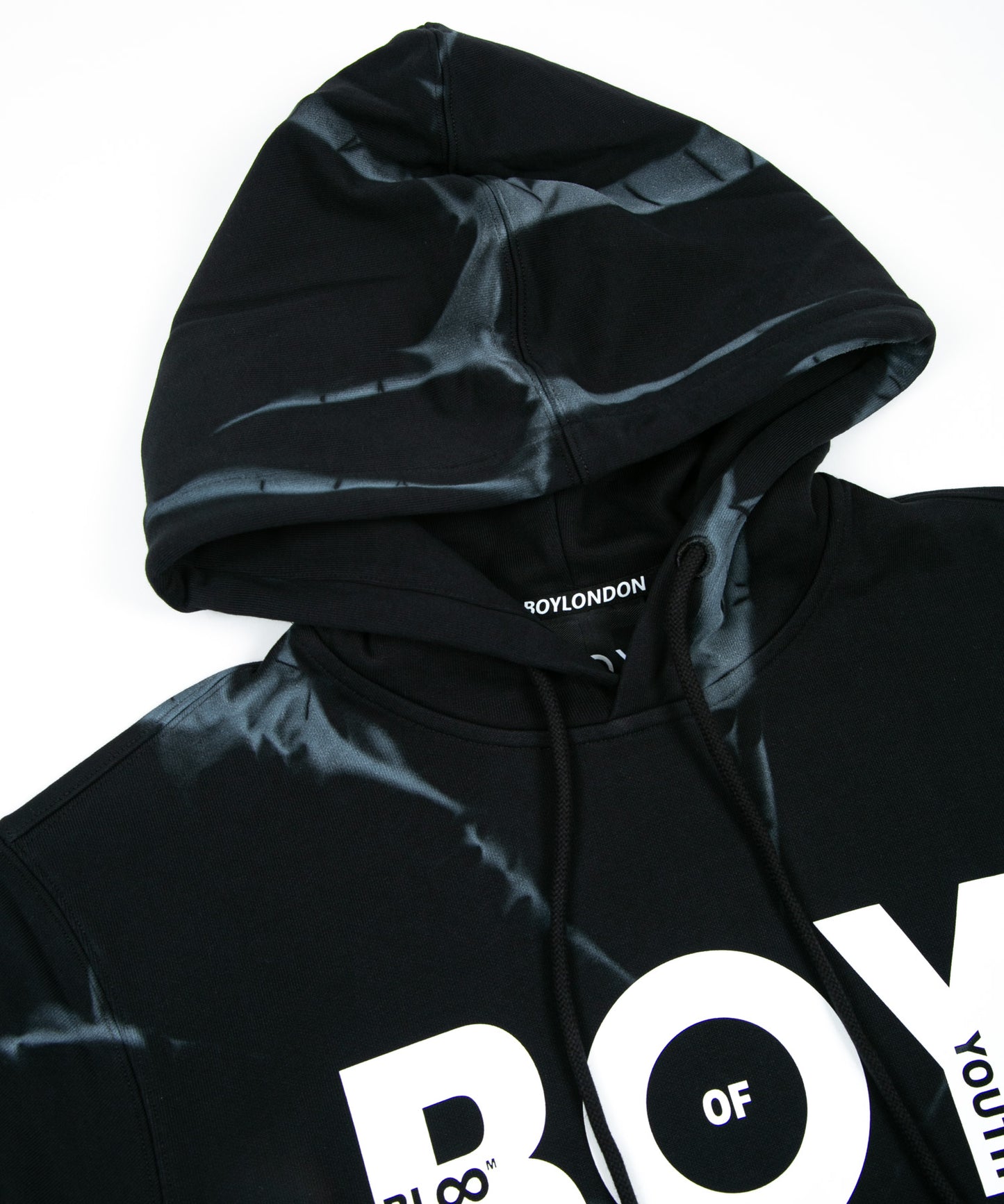 TIE-DYE BOY PARKA BLACK【B223M0470202】