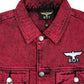 PIGMENT DYE DENIM JACKET RED【B224N5000304】