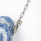 EAGLE PATTERNED POCKET SHOULDER BAG BLUE【B223N8500706】