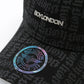 BOY LOGO PATTERNED CAP BLACK【B223N9000402】